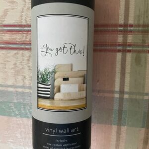 Hobby Lobby Black and White Motivational Vinyl Wall Art